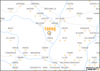 map of Torre