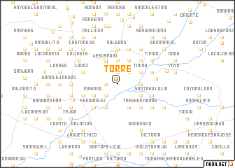 map of Torre