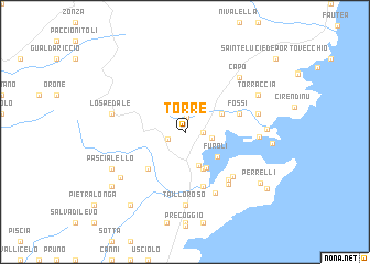 map of Torre