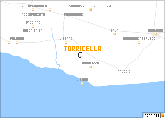 map of Torricella