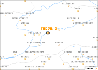 map of Torroja