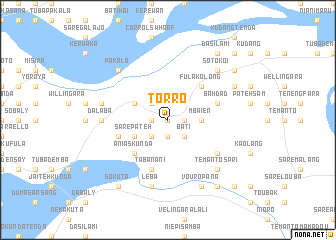 map of Torro