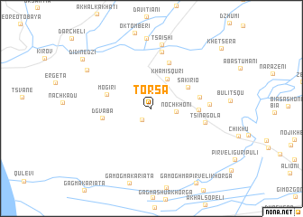 map of Tʼorsa