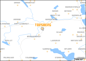 map of Torsberg