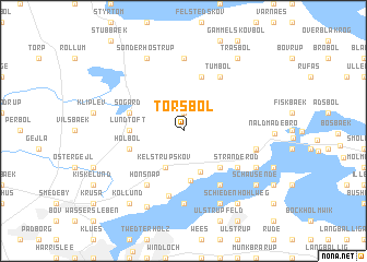 map of Tørsbøl