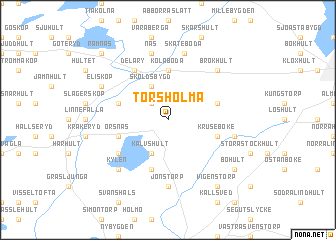 map of Torsholma