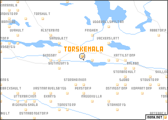 map of Torskemåla