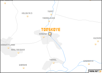 map of Torskoye