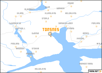 map of Torsnes