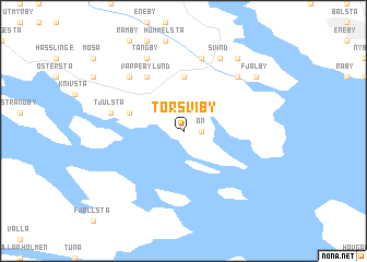 map of Torsviby