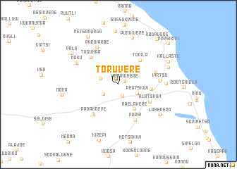 map of Tõruvere