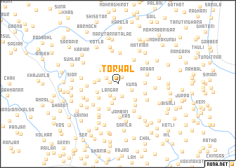 map of Torwāl