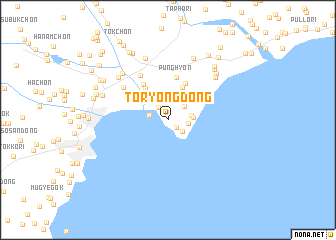 map of Toryong-dong