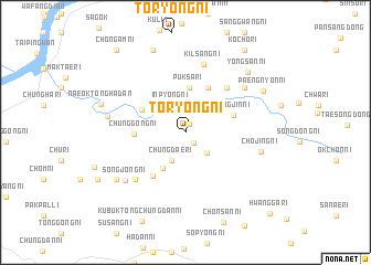 map of Toryong-ni