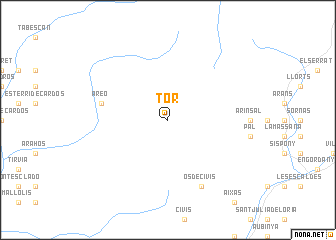 map of Tor