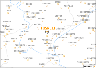 map of Tosal-li