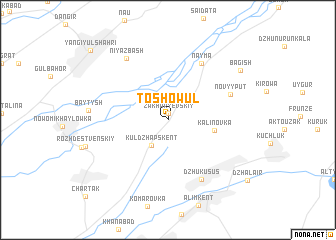 map of Toshowul