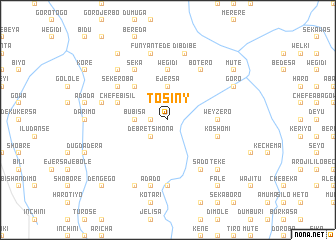 map of Tʼosiny