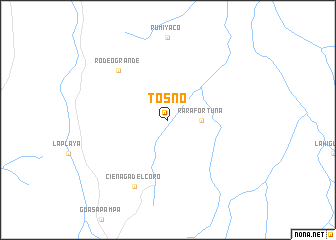 map of Tosno
