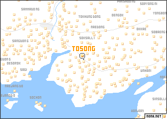 map of T\