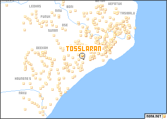 map of Tosslaran