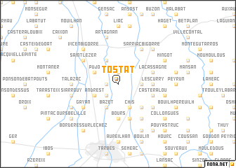 map of Tostat