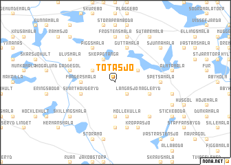 map of Totasjö