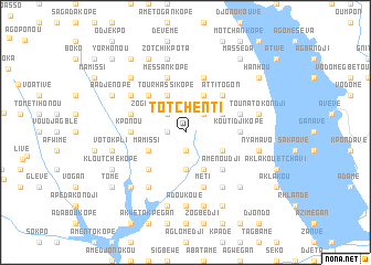 map of Totchenti