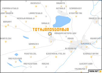 map of Tóth János Dombja