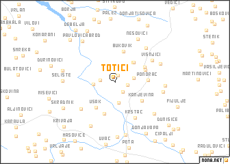 map of Totići