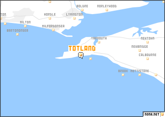 map of Totland