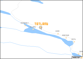 map of Totland