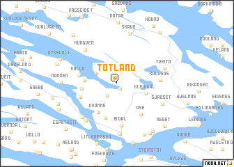 map of Totland