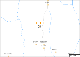 map of Totoï