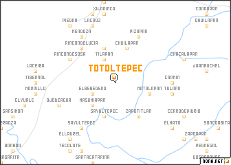 map of Totoltepec