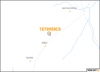 map of Totomoaca