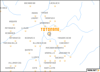 map of Totorane
