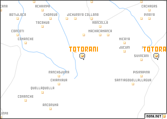 map of Totorani