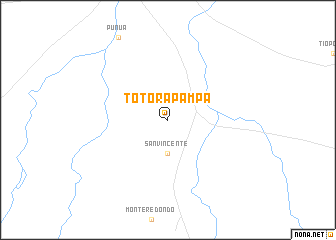 map of Totora Pampa