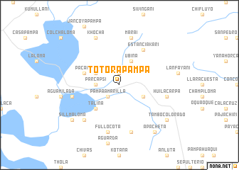 map of Totorapampa