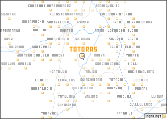 map of Totoras