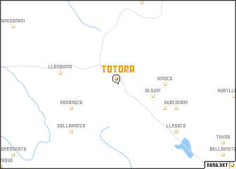 map of Totora