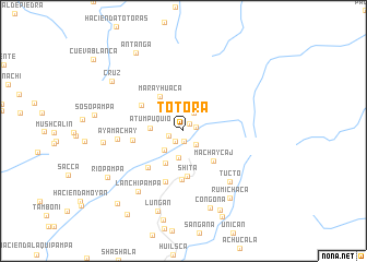 map of Totora