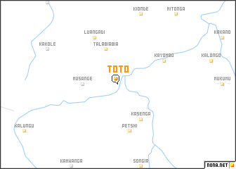 map of Toto