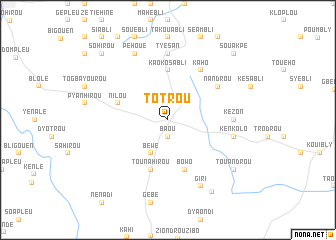 map of Totrou