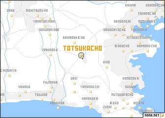 map of Totsukachō
