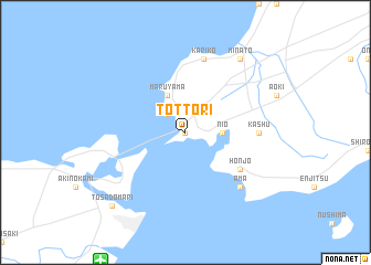 map of Tottori