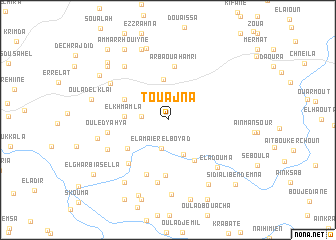 map of Touajna