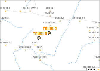 map of Touala