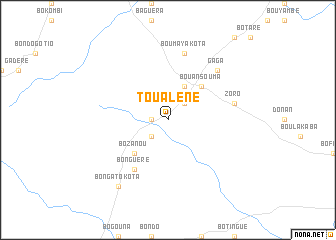 map of Toualéne